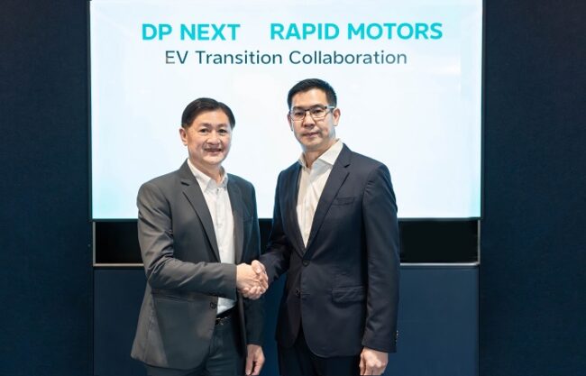 ดีพี เน็กซ์ จับมือ แรพพิด มอเตอร์ส หนุน EV ภาคขนส่งไทย ขับเคลื่อนอนาคตคาร์บอนต่ำ