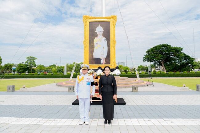 ผบ.ทร. นำกำลังพล ร่วมพิธีแสดงความอาลัยถวายแด่ สมเด็จเจ้าฟ้าพัชรกิติยาภาฯ