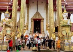 วัดสีกัน (พุทธสยาม) ร่วมกับ มูลนิธิครอบครัวพอเพียง-สภาวัฒนธรรมเขตดอนเมือง จัดกิจกรรมจิตอาสาทำความสะอาด